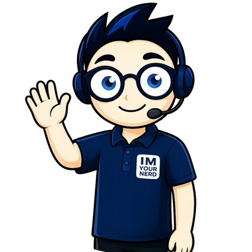 IM YOUR NERD mascot